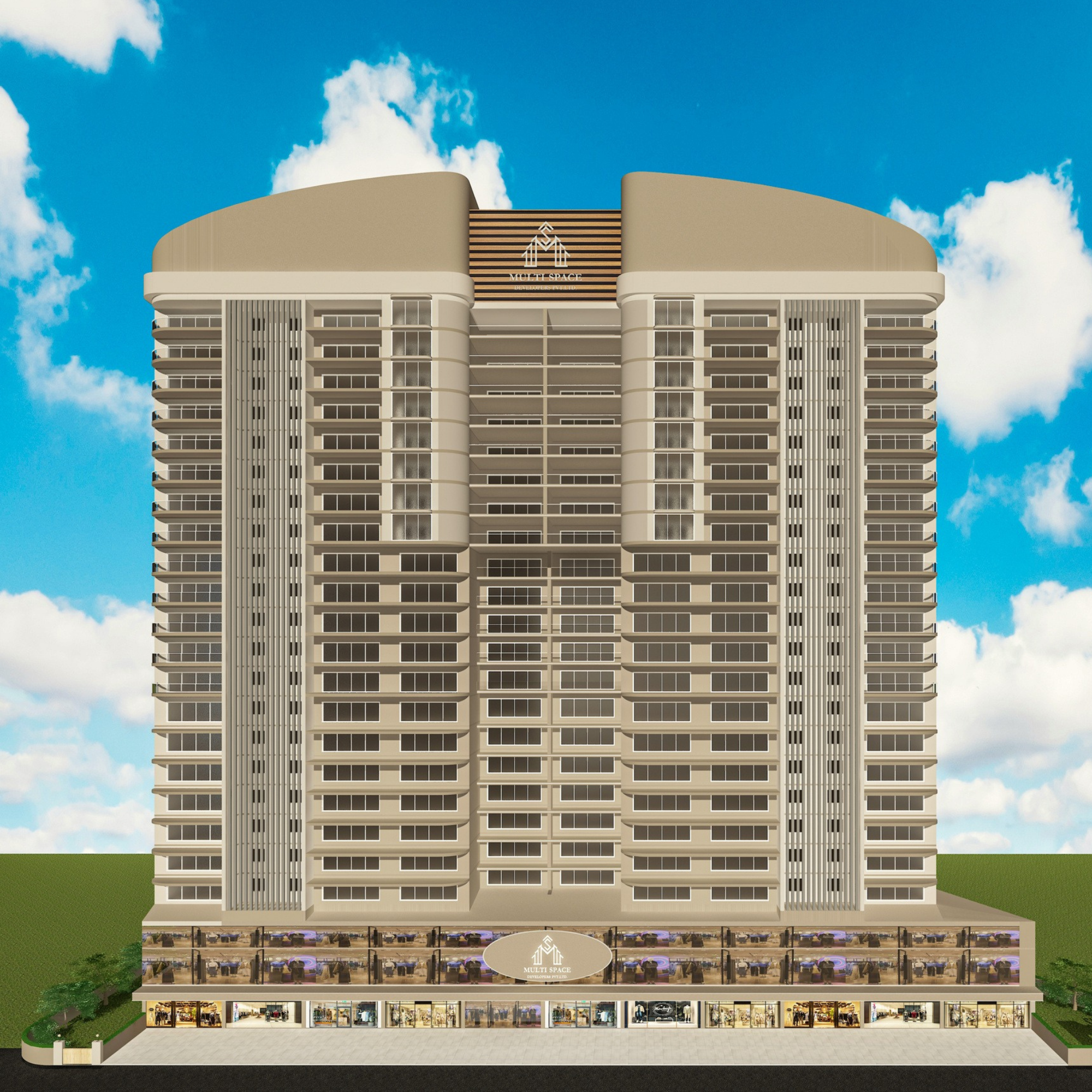 Skylark Heights - Luxury Residential Tower View in Gorai II